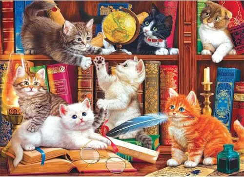Puzzle 1200 Teile Erwachsene,Framed Studieren Sie Katze Puzzles für Lernspiel Herausforderungsspielzeug 1200 Teile Puzzles für Erwachsene Kinder Geschenk Moderne Wohnkultur Puzzle 1200 Teile Erwachsene,Framed Studieren Sie Katze Puzzles für Lernspiel Herausforderungsspielzeug 1200 Teile Puzzles für Erwachsene Kinder Geschenk Moderne Wohnkultur von Zuooyi