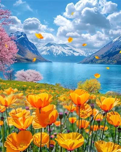 Puzzle 1500,Puzzles für Erwachsene,Gelber Blumengletscher Puzzles für Kinder DIY Kit Holzspielzeug Unique Gift Home Decor Frameless Puzzle 1500,Puzzles für Erwachsene,Gelber Blumengletscher Puzzles für Kinder DIY Kit Holzspielzeug Unique Gift Home Decor Frameless von Zuooyi