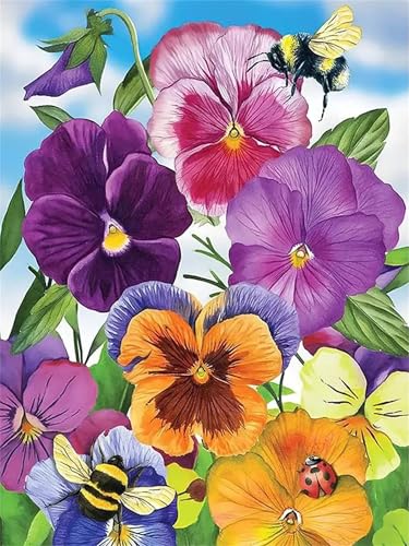 Puzzle 200,Puzzles für Erwachsene,Begonienbiene Puzzles für Kinder DIY Kit Holzspielzeug Unique Gift Home Decor Framed von Zuooyi