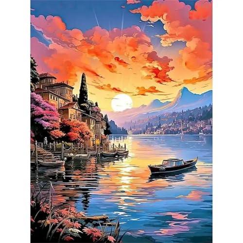 Puzzle 200,Puzzles für Erwachsene,Boot Fluss Sonnenuntergang Puzzles für Kinder DIY Kit Holzspielzeug Unique Gift Home Decor Frameless Puzzle 200,Puzzles für Erwachsene,Boot Fluss Sonnenuntergang Puzzles für Kinder DIY Kit Holzspielzeug Unique Gift Home Decor Frameless von Zuooyi