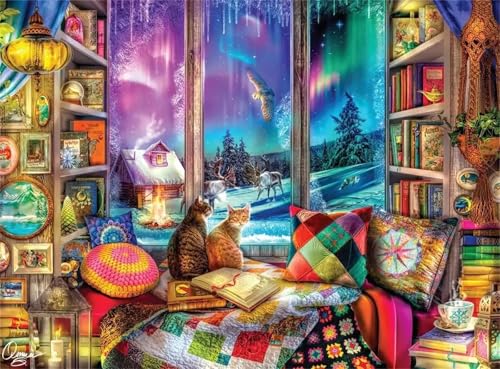 Puzzle 200,Puzzles für Erwachsene,Fensterkatze Puzzles für Kinder DIY Kit Holzspielzeug Unique Gift Home Decor Frameless Puzzle 200,Puzzles für Erwachsene,Fensterkatze Puzzles für Kinder DIY Kit Holzspielzeug Unique Gift Home Decor Frameless von Zuooyi