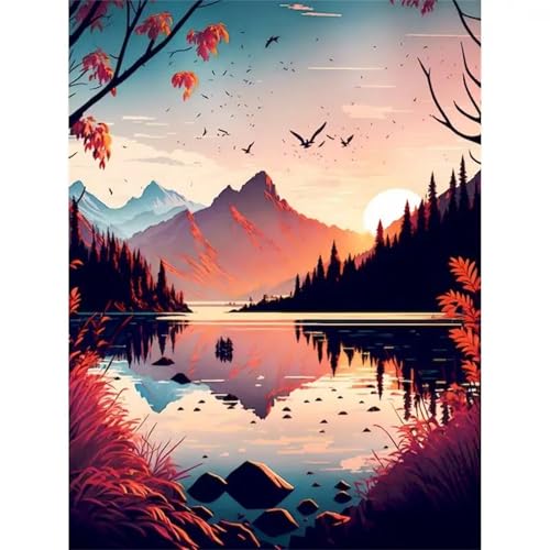 Puzzle 200,Puzzles für Erwachsene,Herbstliche Berggänse Puzzles für Kinder DIY Kit Holzspielzeug Unique Gift Home Decor Frameless von Zuooyi
