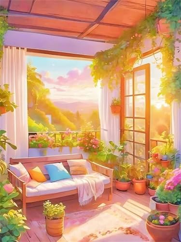 Puzzle 200,Puzzles für Erwachsene,Sonniges Wohnzimmer Puzzles für Kinder DIY Kit Holzspielzeug Unique Gift Home Decor Frameless von Zuooyi