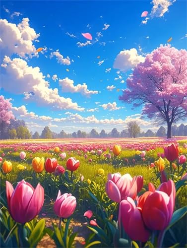 Puzzle 200,Puzzles für Erwachsene,Tulpensträucher Puzzles für Kinder DIY Kit Holzspielzeug Unique Gift Home Decor Frameless Puzzle 200,Puzzles für Erwachsene,Tulpensträucher Puzzles für Kinder DIY Kit Holzspielzeug Unique Gift Home Decor Frameless von Zuooyi