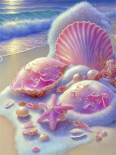 Puzzle 200 Teile Erwachsene,Framed Sandstrand Muschel Puzzles für Lernspiel Herausforderungsspielzeug 200 Teile Puzzles für Erwachsene Kinder Geschenk Moderne Wohnkultur von Zuooyi