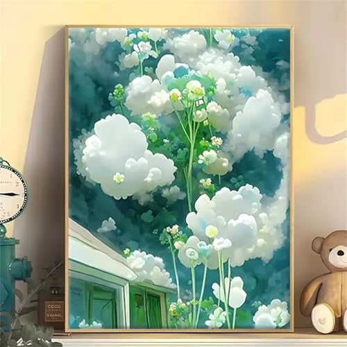 Puzzle 200 Teile Erwachsene,Frameless Grüne Landschaft Puzzles für Lernspiel Herausforderungsspielzeug 200 Teile Puzzles für Erwachsene Kinder Geschenk Moderne Wohnkultur von Zuooyi