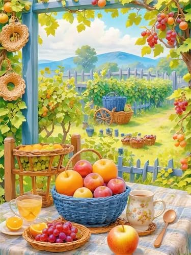 Puzzle 200 Teile Erwachsene,Frameless Tafelobst Weinrebe Puzzles für Lernspiel Herausforderungsspielzeug 200 Teile Puzzles für Erwachsene Kinder Geschenk Moderne Wohnkultur von Zuooyi