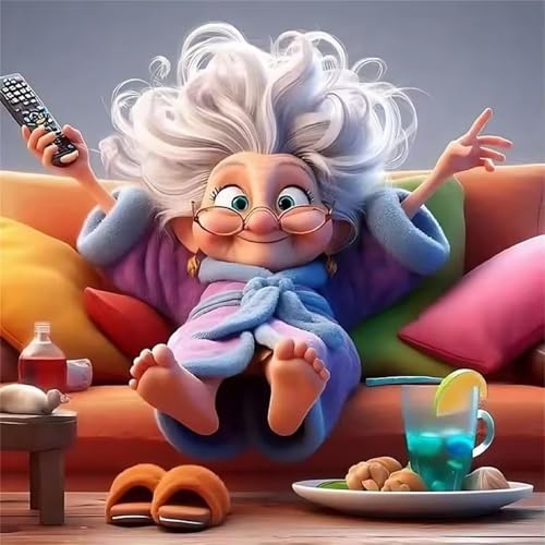 Puzzle 200 Teile Happy Elderly Sofa,Puzzles für Erwachsene 200 Teile EIN Herausforderndes Geschicklichkeitsspiel,DIY Puzzlespiele für Die Ganze Familie,Männer Frauen für Geschenk von Zuooyi