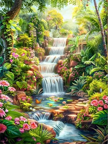 Puzzle 300,Puzzles für Erwachsene,Pflanzenfluss Puzzles für Kinder DIY Kit Holzspielzeug Unique Gift Home Decor Framed von Zuooyi