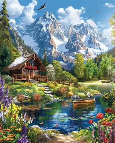 Puzzle 300 Teile Erwachsene,Frameless Verschneites Berghüttenboot Puzzles für Lernspiel Herausforderungsspielzeug 300 Teile Puzzles für Erwachsene Kinder Geschenk Moderne Wohnkultur Puzzle 300 Teile Erwachsene,Frameless Verschneites Berghüttenboot Puzzles für Lernspiel Herausforderungsspielzeug 300 Teile Puzzles für Erwachsene Kinder Geschenk Moderne Wohnkultur von Zuooyi