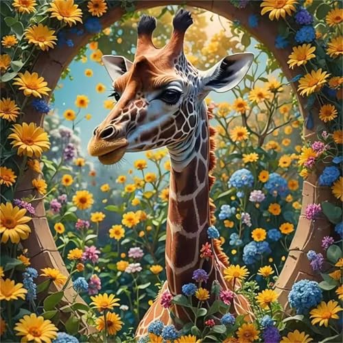 Puzzle 300 Teile für Erwachsene Gänseblümchengarten Giraffe,35x35cm Klassisches Puzzles Lernspiel für Erwachsene,Bunte Kunstwerk Puzzle,Wunderschönes Dekoration Puzzles Geschenke Puzzle 300 Teile für Erwachsene Gänseblümchengarten Giraffe,35x35cm Klassisches Puzzles Lernspiel für Erwachsene,Bunte Kunstwerk Puzzle,Wunderschönes Dekoration Puzzles Geschenke von Zuooyi