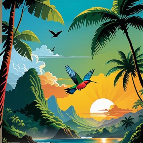 Puzzle 300 Teile für Erwachsene Grüne Bergbäume,35x35cm Klassisches Puzzles Lernspiel für Erwachsene,Bunte Kunstwerk Puzzle,Wunderschönes Dekoration Puzzles Geschenke von Zuooyi