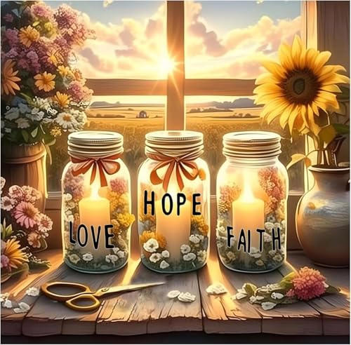 Puzzle 300 Teile für Erwachsene Hoffnung Liebe Glaube,35x35cm Klassisches Puzzles Lernspiel für Erwachsene,Bunte Kunstwerk Puzzle,Wunderschönes Dekoration Puzzles Geschenke Puzzle 300 Teile für Erwachsene Hoffnung Liebe Glaube,35x35cm Klassisches Puzzles Lernspiel für Erwachsene,Bunte Kunstwerk Puzzle,Wunderschönes Dekoration Puzzles Geschenke von Zuooyi