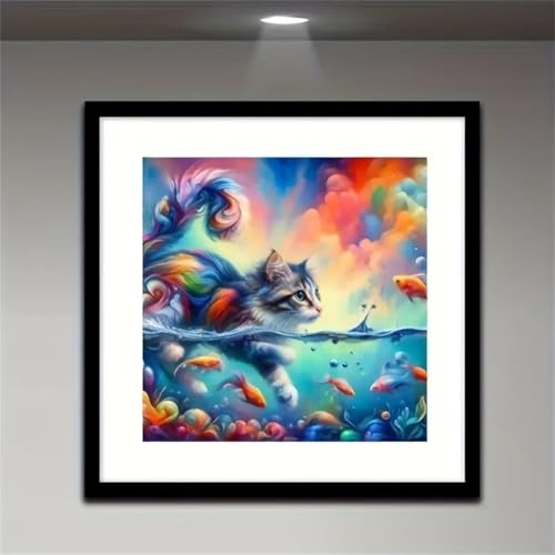 Puzzle 35 Teile Erwachsene 28x28cm Katze Unterwasser Koi,Jigsaw Puzzle Erwachsene 35 Teile Lernspiel Herausforderung Spielzeug,High Difficulty Impossible Puzzles für Home Dekoration Puzzle 35 Teile Erwachsene 28x28cm Katze Unterwasser Koi,Jigsaw Puzzle Erwachsene 35 Teile Lernspiel Herausforderung Spielzeug,High Difficulty Impossible Puzzles für Home Dekoration von Zuooyi