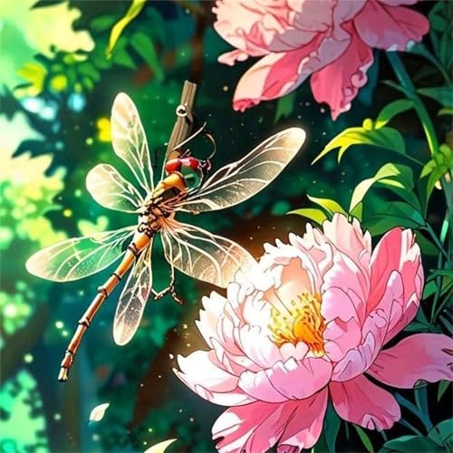 Puzzle 35 Teile Erwachsene 28x28cm Rosa Pfingstrose Libelle,Jigsaw Puzzle Erwachsene 35 Teile Lernspiel Herausforderung Spielzeug,High Difficulty Impossible Puzzles für Home Dekoration Puzzle 35 Teile Erwachsene 28x28cm Rosa Pfingstrose Libelle,Jigsaw Puzzle Erwachsene 35 Teile Lernspiel Herausforderung Spielzeug,High Difficulty Impossible Puzzles für Home Dekoration von Zuooyi