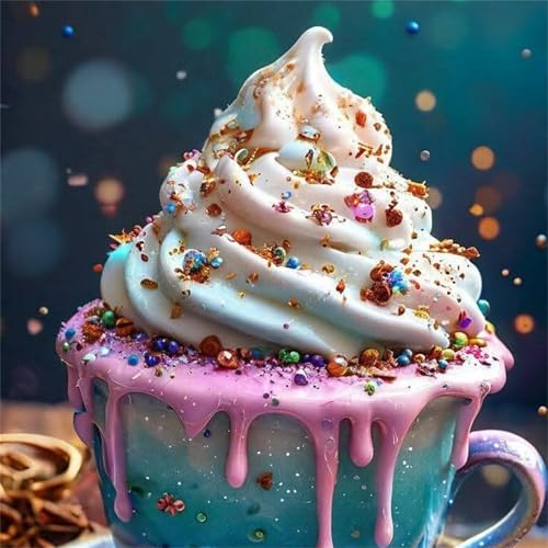 Puzzle 35 Teile Erwachsene 28x28cm Sahne Kaffee,Jigsaw Puzzle Erwachsene 35 Teile Lernspiel Herausforderung Spielzeug,High Difficulty Impossible Puzzles für Home Dekoration von Zuooyi