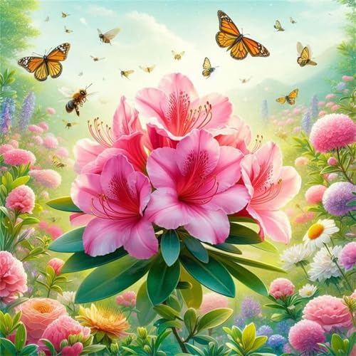 Puzzle 35 Teile Erwachsene 28x28cm Schöner rosa Strauß,Jigsaw Puzzle Erwachsene 35 Teile Lernspiel Herausforderung Spielzeug,High Difficulty Impossible Puzzles für Home Dekoration von Zuooyi
