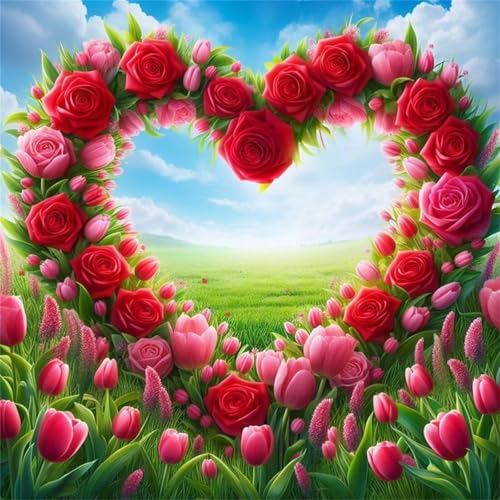 Puzzle 35 Teile Erwachsene 28x28cm Tulpen-Rosenwiese,Jigsaw Puzzle Erwachsene 35 Teile Lernspiel Herausforderung Spielzeug,High Difficulty Impossible Puzzles für Home Dekoration Puzzle 35 Teile Erwachsene 28x28cm Tulpen-Rosenwiese,Jigsaw Puzzle Erwachsene 35 Teile Lernspiel Herausforderung Spielzeug,High Difficulty Impossible Puzzles für Home Dekoration von Zuooyi
