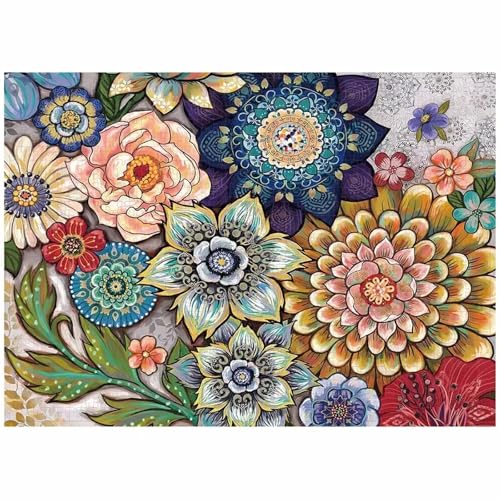 Puzzle 500,Puzzles für Erwachsene,Fantasieblume Puzzles für Kinder DIY Kit Holzspielzeug Unique Gift Home Decor Frameless Puzzle 500,Puzzles für Erwachsene,Fantasieblume Puzzles für Kinder DIY Kit Holzspielzeug Unique Gift Home Decor Frameless von Zuooyi