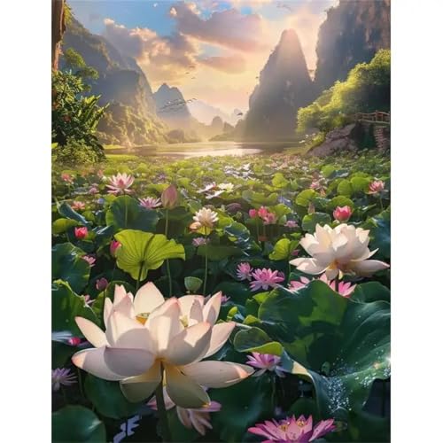 Puzzle 500,Puzzles für Erwachsene,Lotusblume Lotusblatt Puzzles für Kinder DIY Kit Holzspielzeug Unique Gift Home Decor Frameless Puzzle 500,Puzzles für Erwachsene,Lotusblume Lotusblatt Puzzles für Kinder DIY Kit Holzspielzeug Unique Gift Home Decor Frameless von Zuooyi