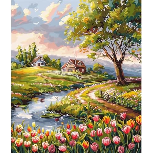 Puzzle 500 Teile Erwachsene,Framed Fluss-Tulpenhaus Puzzles für Lernspiel Herausforderungsspielzeug 500 Teile Puzzles für Erwachsene Kinder Geschenk Moderne Wohnkultur Puzzle 500 Teile Erwachsene,Framed Fluss-Tulpenhaus Puzzles für Lernspiel Herausforderungsspielzeug 500 Teile Puzzles für Erwachsene Kinder Geschenk Moderne Wohnkultur von Zuooyi