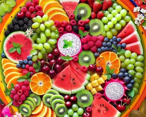 Puzzle 500 Teile Erwachsene,Framed Früchte Puzzles für Lernspiel Herausforderungsspielzeug 500 Teile Puzzles für Erwachsene Kinder Geschenk Moderne Wohnkultur von Zuooyi