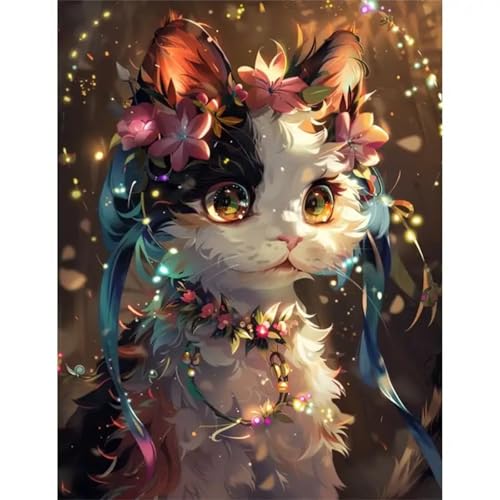 Puzzle 500 Teile Erwachsene,Framed Schwarze und weiße Katzen Puzzles für Lernspiel Herausforderungsspielzeug 500 Teile Puzzles für Erwachsene Kinder Geschenk Moderne Wohnkultur von Zuooyi