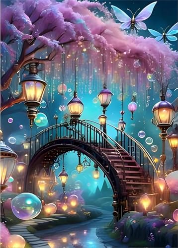 Puzzle 500 Teile Erwachsene,Frameless Bogenbrücken-Zauberer Puzzles für Lernspiel Herausforderungsspielzeug 500 Teile Puzzles für Erwachsene Kinder Geschenk Moderne Wohnkultur von Zuooyi