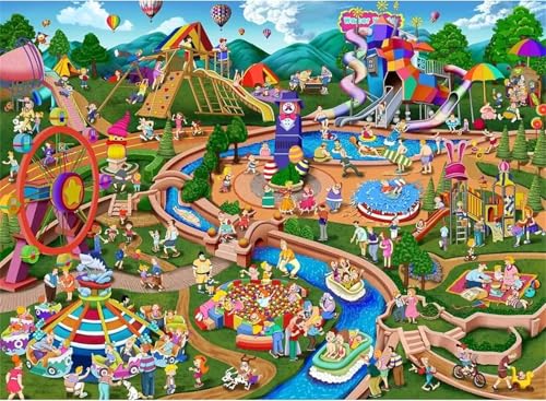 Puzzle 500 Teile Erwachsene,Frameless Vergnügungspark Puzzles für Lernspiel Herausforderungsspielzeug 500 Teile Puzzles für Erwachsene Kinder Geschenk Moderne Wohnkultur Puzzle 500 Teile Erwachsene,Frameless Vergnügungspark Puzzles für Lernspiel Herausforderungsspielzeug 500 Teile Puzzles für Erwachsene Kinder Geschenk Moderne Wohnkultur von Zuooyi