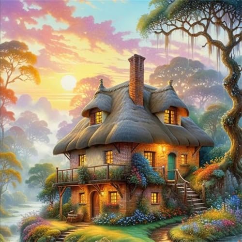 Puzzle 500 Teile Erwachsene 45x45cm Gemütliches Landhaus,Jigsaw Puzzle Erwachsene 500 Teile Lernspiel Herausforderung Spielzeug,High Difficulty Impossible Puzzles für Home Dekoration Puzzle 500 Teile Erwachsene 45x45cm Gemütliches Landhaus,Jigsaw Puzzle Erwachsene 500 Teile Lernspiel Herausforderung Spielzeug,High Difficulty Impossible Puzzles für Home Dekoration von Zuooyi