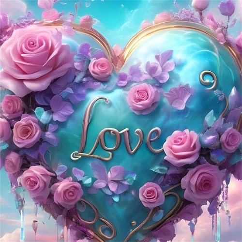 Puzzle 500 Teile Erwachsene 45x45cm Liebe zum blauen Ozean,Jigsaw Puzzle Erwachsene 500 Teile Lernspiel Herausforderung Spielzeug,High Difficulty Impossible Puzzles für Home Dekoration von Zuooyi