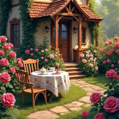 Puzzle 500 Teile Erwachsene 45x45cm Nachmittagstee im Garten,Jigsaw Puzzle Erwachsene 500 Teile Lernspiel Herausforderung Spielzeug,High Difficulty Impossible Puzzles für Home Dekoration Puzzle 500 Teile Erwachsene 45x45cm Nachmittagstee im Garten,Jigsaw Puzzle Erwachsene 500 Teile Lernspiel Herausforderung Spielzeug,High Difficulty Impossible Puzzles für Home Dekoration von Zuooyi