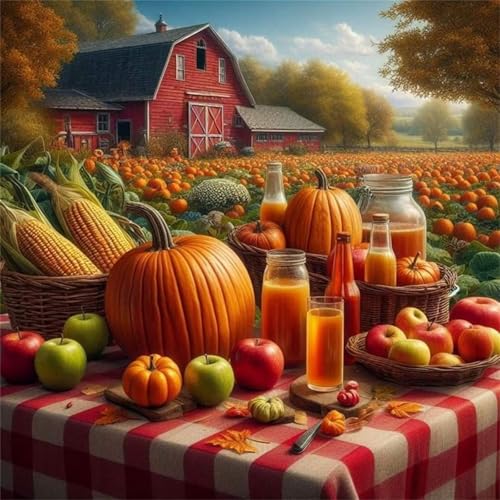 Puzzle 500 Teile Erwachsene 45x45cm Obst Gemüse vom Bauernhof,Jigsaw Puzzle Erwachsene 500 Teile Lernspiel Herausforderung Spielzeug,High Difficulty Impossible Puzzles für Home Dekoration von Zuooyi