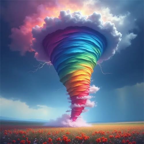 Puzzle 500 Teile Erwachsene 45x45cm Regenbogen-Staubsturm,Jigsaw Puzzle Erwachsene 500 Teile Lernspiel Herausforderung Spielzeug,High Difficulty Impossible Puzzles für Home Dekoration Puzzle 500 Teile Erwachsene 45x45cm Regenbogen-Staubsturm,Jigsaw Puzzle Erwachsene 500 Teile Lernspiel Herausforderung Spielzeug,High Difficulty Impossible Puzzles für Home Dekoration von Zuooyi