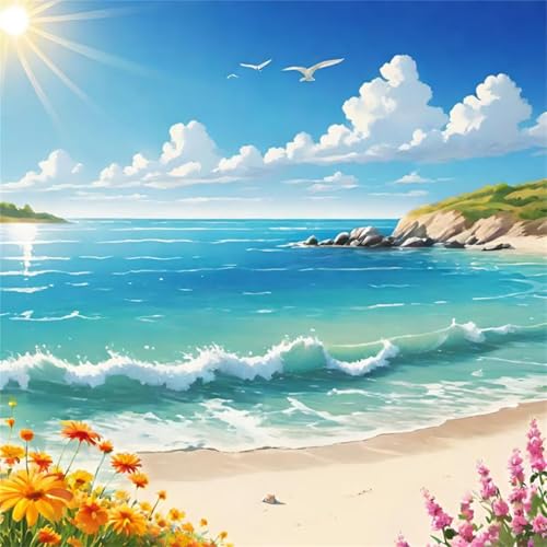 Puzzle 500 Teile Erwachsene 45x45cm Wellen Sonne Sand,Jigsaw Puzzle Erwachsene 500 Teile Lernspiel Herausforderung Spielzeug,High Difficulty Impossible Puzzles für Home Dekoration Puzzle 500 Teile Erwachsene 45x45cm Wellen Sonne Sand,Jigsaw Puzzle Erwachsene 500 Teile Lernspiel Herausforderung Spielzeug,High Difficulty Impossible Puzzles für Home Dekoration von Zuooyi