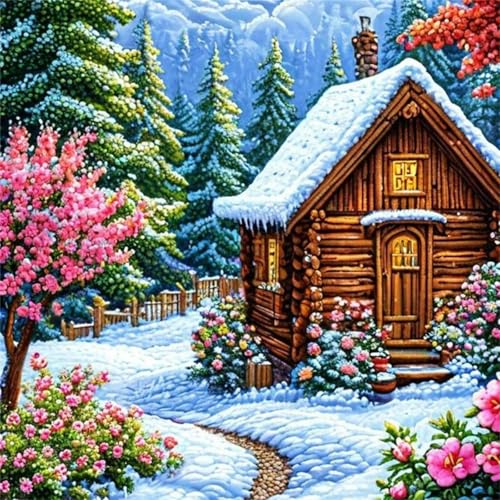 Puzzle 500 Teile Erwachsene 45x45cm Winterhüttenbaum,Jigsaw Puzzle Erwachsene 500 Teile Lernspiel Herausforderung Spielzeug,High Difficulty Impossible Puzzles für Home Dekoration Puzzle 500 Teile Erwachsene 45x45cm Winterhüttenbaum,Jigsaw Puzzle Erwachsene 500 Teile Lernspiel Herausforderung Spielzeug,High Difficulty Impossible Puzzles für Home Dekoration von Zuooyi