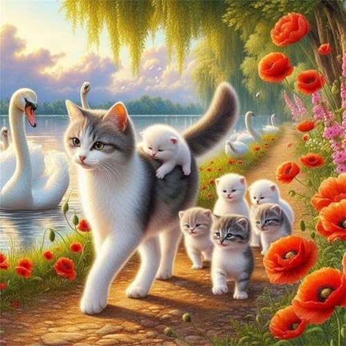 Puzzle 60 Teile Katze Schwan Baum,Puzzles für Erwachsene 60 Teile EIN Herausforderndes Geschicklichkeitsspiel,DIY Puzzlespiele für Die Ganze Familie,Männer Frauen für Geschenk Puzzle 60 Teile Katze Schwan Baum,Puzzles für Erwachsene 60 Teile EIN Herausforderndes Geschicklichkeitsspiel,DIY Puzzlespiele für Die Ganze Familie,Männer Frauen für Geschenk von Zuooyi