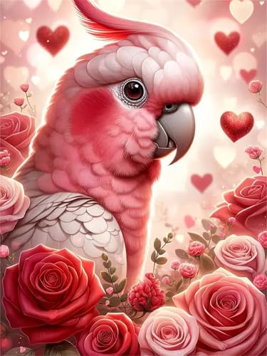 Puzzle 700,Puzzles für Erwachsene,Rosa Papagei Puzzles für Kinder DIY Kit Holzspielzeug Unique Gift Home Decor Frameless von Zuooyi