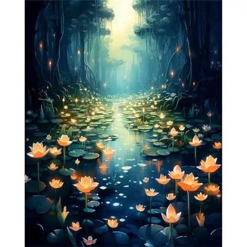 Puzzle 700 Teile Erwachsene,Framed Lotus Dschungel Puzzles für Lernspiel Herausforderungsspielzeug 700 Teile Puzzles für Erwachsene Kinder Geschenk Moderne Wohnkultur von Zuooyi