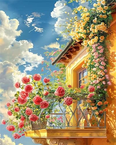 Puzzle 700 Teile Erwachsene,Frameless Haus Balkon Blumen Puzzles für Lernspiel Herausforderungsspielzeug 700 Teile Puzzles für Erwachsene Kinder Geschenk Moderne Wohnkultur Puzzle 700 Teile Erwachsene,Frameless Haus Balkon Blumen Puzzles für Lernspiel Herausforderungsspielzeug 700 Teile Puzzles für Erwachsene Kinder Geschenk Moderne Wohnkultur von Zuooyi