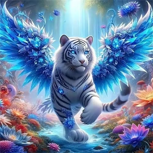 Puzzle 90 Teile für Erwachsene Blaugeflügeltes Tier,30x30cm Klassisches Puzzles Lernspiel für Erwachsene,Bunte Kunstwerk Puzzle,Wunderschönes Dekoration Puzzles Geschenke von Zuooyi