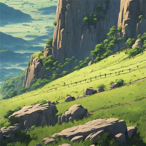 Puzzle 90 Teile für Erwachsene Hügel Fels Baum,30x30cm Klassisches Puzzles Lernspiel für Erwachsene,Bunte Kunstwerk Puzzle,Wunderschönes Dekoration Puzzles Geschenke Puzzle 90 Teile für Erwachsene Hügel Fels Baum,30x30cm Klassisches Puzzles Lernspiel für Erwachsene,Bunte Kunstwerk Puzzle,Wunderschönes Dekoration Puzzles Geschenke von Zuooyi