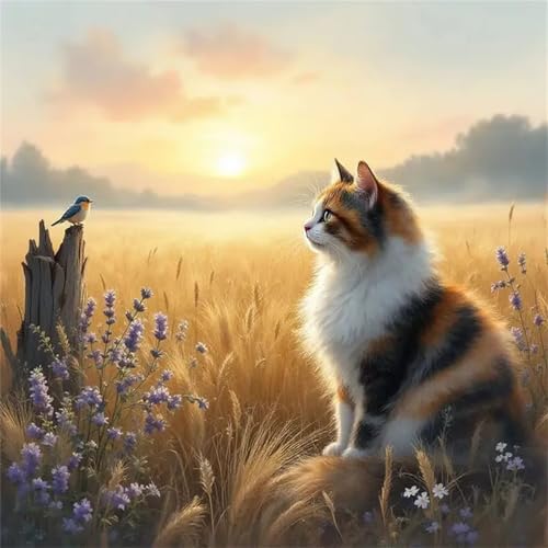 Puzzle 90 Teile für Erwachsene Katze Vögel Weizen,30x30cm Klassisches Puzzles Lernspiel für Erwachsene,Bunte Kunstwerk Puzzle,Wunderschönes Dekoration Puzzles Geschenke Puzzle 90 Teile für Erwachsene Katze Vögel Weizen,30x30cm Klassisches Puzzles Lernspiel für Erwachsene,Bunte Kunstwerk Puzzle,Wunderschönes Dekoration Puzzles Geschenke von Zuooyi