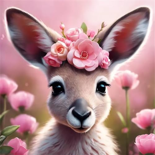 Puzzle 90 Teile für Erwachsene Rosentier Känguru,30x30cm Klassisches Puzzles Lernspiel für Erwachsene,Bunte Kunstwerk Puzzle,Wunderschönes Dekoration Puzzles Geschenke Puzzle 90 Teile für Erwachsene Rosentier Känguru,30x30cm Klassisches Puzzles Lernspiel für Erwachsene,Bunte Kunstwerk Puzzle,Wunderschönes Dekoration Puzzles Geschenke von Zuooyi