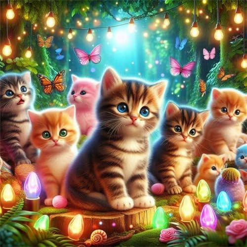 Puzzle 90 Teile für Erwachsene Woods Cat Party,30x30cm Klassisches Puzzles Lernspiel für Erwachsene,Bunte Kunstwerk Puzzle,Wunderschönes Dekoration Puzzles Geschenke Puzzle 90 Teile für Erwachsene Woods Cat Party,30x30cm Klassisches Puzzles Lernspiel für Erwachsene,Bunte Kunstwerk Puzzle,Wunderschönes Dekoration Puzzles Geschenke von Zuooyi