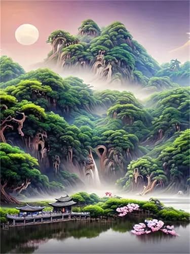 Puzzle Erwachsene 1000 Teile,Bergbaum Puzzle Adults,Puzzles für Erwachsene Lernspiel Herausforderungsspielzeug für Gift Home Decor Frameless Puzzle Erwachsene 1000 Teile,Bergbaum Puzzle Adults,Puzzles für Erwachsene Lernspiel Herausforderungsspielzeug für Gift Home Decor Frameless von Zuooyi