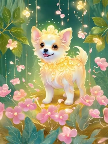 Puzzle Erwachsene 1000 Teile,Süßer Hund Puzzle Adults,Puzzles für Erwachsene Lernspiel Herausforderungsspielzeug für Gift Home Decor Framed von Zuooyi