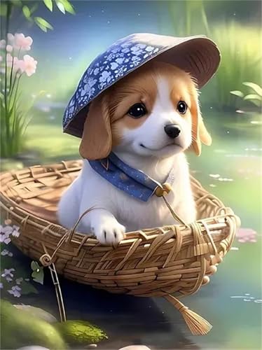 Puzzle Erwachsene 1000 Teile,Welpensee Puzzle Adults,Puzzles für Erwachsene Lernspiel Herausforderungsspielzeug für Gift Home Decor Frameless Puzzle Erwachsene 1000 Teile,Welpensee Puzzle Adults,Puzzles für Erwachsene Lernspiel Herausforderungsspielzeug für Gift Home Decor Frameless von Zuooyi