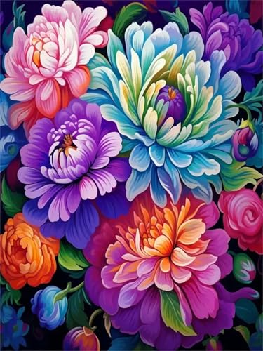 Puzzle Erwachsene 120 Teile,Bunte Chrysanthemen Puzzle Adults,Puzzles für Erwachsene Lernspiel Herausforderungsspielzeug für Gift Home Decor Frameless Puzzle Erwachsene 120 Teile,Bunte Chrysanthemen Puzzle Adults,Puzzles für Erwachsene Lernspiel Herausforderungsspielzeug für Gift Home Decor Frameless von Zuooyi