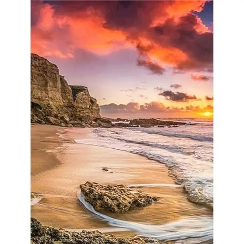 Puzzle Erwachsene 120 Teile,Sandy Shore Puzzle Adults,Puzzles für Erwachsene Lernspiel Herausforderungsspielzeug für Gift Home Decor Frameless von Zuooyi